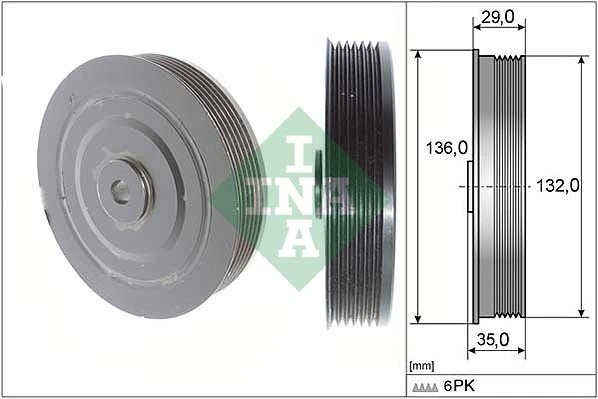 Belt Pulley, crankshaft